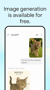 Image generation is available for free